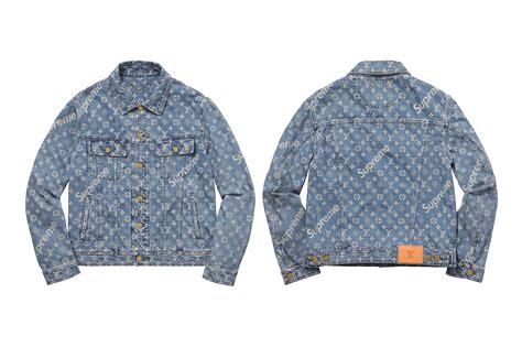 lv supreme denim jacket retail price